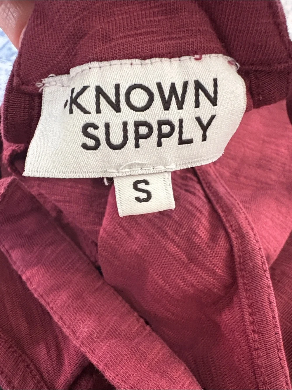KNOWN Supply  Rhythm Overalls Romper Jumpsuit Size small organic - Picture 6 of 9